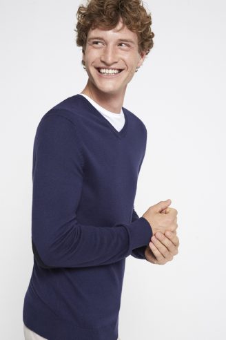 סריג קל צווארון V סריג קל צווארון V