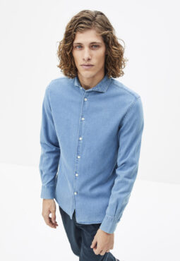 חולצה מכופתרת 100% כותנה, Slim fit