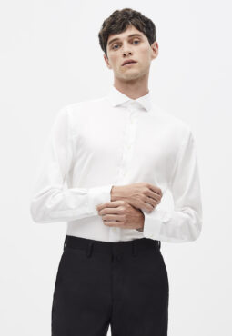 חולצת צווארון חתוך 100% כותנה