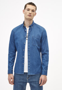 חולצת ג'ינס דקה 100% כותנה