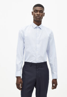 חולצה מכופתרת צווארון איטלקי  100% כותנה, EASY IRON