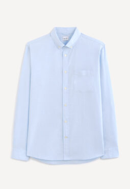 חולצה מכופתרת גזרה רגילה 100% כותנה