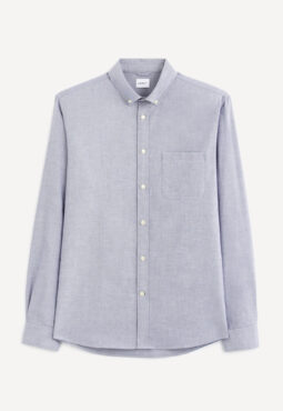 חולצה מכופתרת גזרה רגילה 100% כותנה