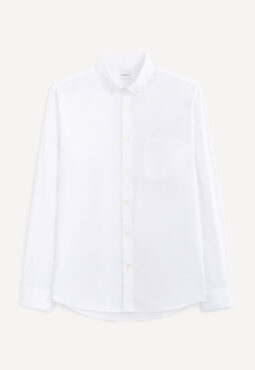 חולצה מכופתרת גזרה רגילה 100% כותנה