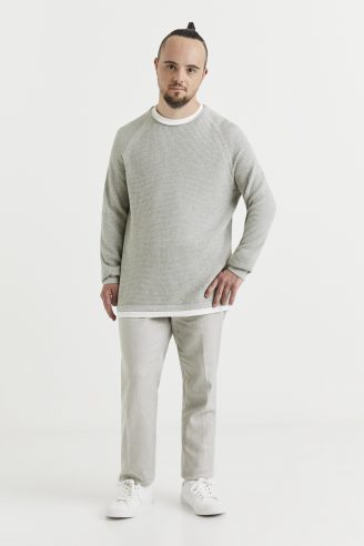 סריג צווארון עגול