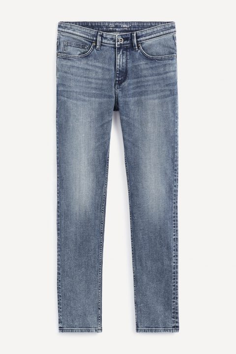 ⁦ג'ינס משופשף גזרת slim⁩ – תמונה ⁦5⁩