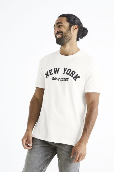 טי צווארון עגול NEW YORK
