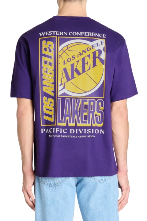 ⁦חולצת טי  NBA לגבר – LAKERS⁩ – תמונה ⁦4⁩