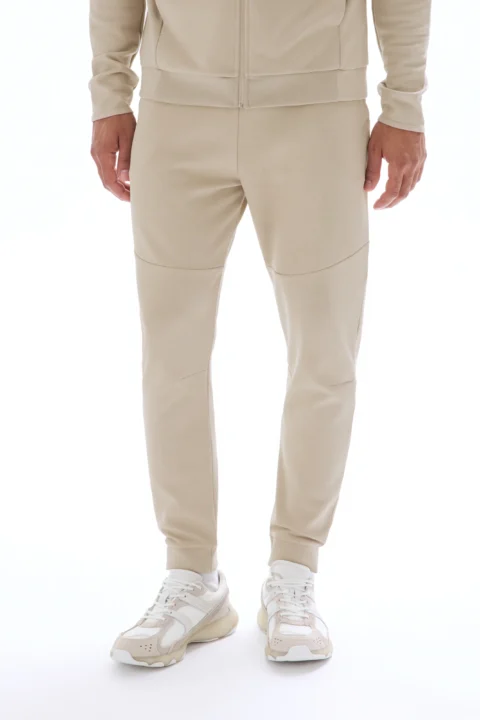 ⁦מכנסי ספורט Slim Fit - בז'⁩ – תמונה ⁦2⁩