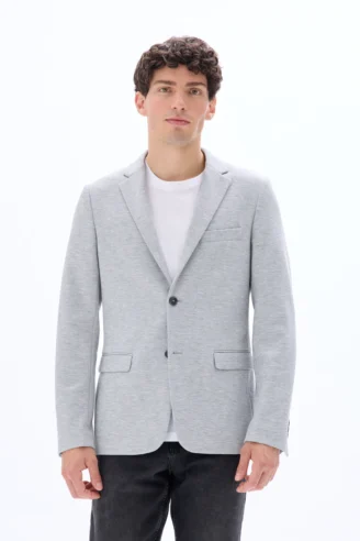 בלייזר סטרץ' גזרת סלים - אפור