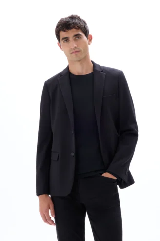 בלייזר סטרץ' גזרת סלים - שחור