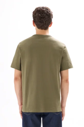 חולצת טי צווארון עגול - חאקי