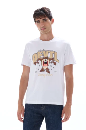 חולצת טי Looney Tunes  - לבן