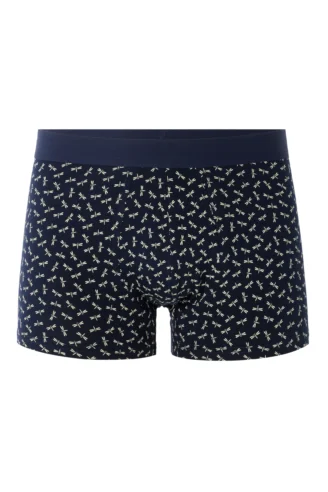 תחתוני בוקסר הדפס שפיריות - כחול כהה