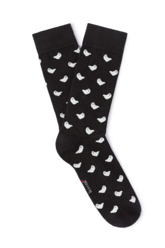 גרביים "רוח רפאים" - שחור