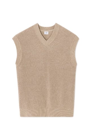 סוודר כותנה עם צווארון עגול, 100% כותנה - בורדו בהיר סוודר כותנה עם צווארון עגול, 100% כותנה - בורדו בהיר