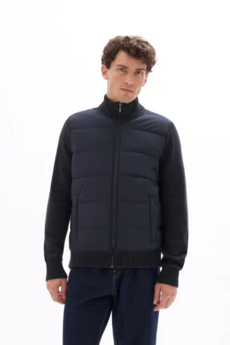 ג’קט סריג מילאנו - כחול כהה