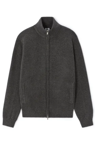 ג'קט קרדיגן צווארון גבוה טכנולוגיית Thermolite® - שחור ג'קט קרדיגן צווארון גבוה טכנולוגיית Thermolite® - שחור