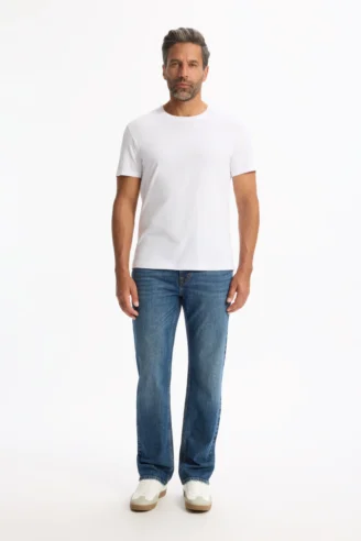 ג'ינס רגולר מבד כותנה סטרצ'