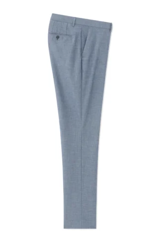 מכנסי חליפה בגזרת סלים מבד גמיש - חום