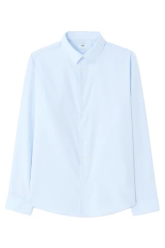 חולצה עם גזרה צמודה (Slim) 100% כותנה