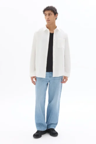 חולצת ג’ינס בגזרת רגולר 100% כותנה