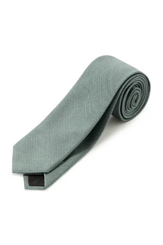 עניבה חלקה מבד ג׳קארד