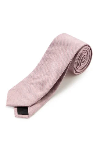 עניבה חלקה מבד ג׳קארד