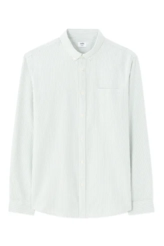 מכופתרת גזרה רגילה, 100% כותנה אוקספורד