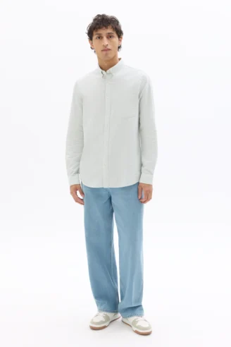 מכופתרת גזרה רגילה, 100% כותנה אוקספורד