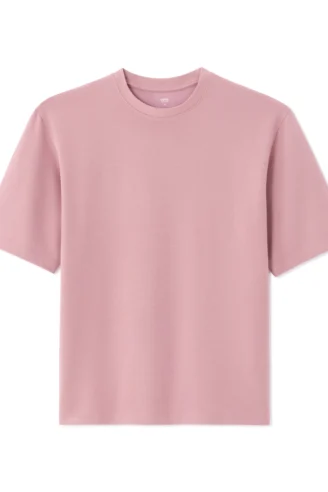 חולצת טי עם צווארון עגול