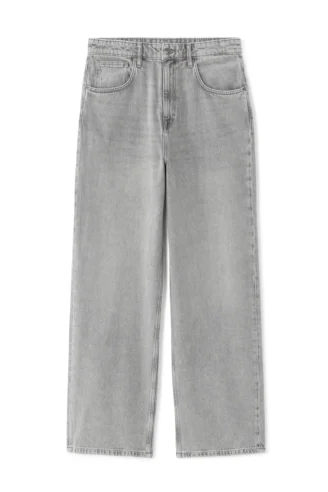 ג'ינס סופר באגי 100% כותנה - אפור