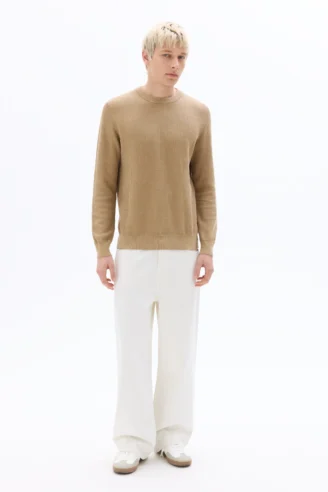 ג'ינס סופר באגי 100% כותנה - לבן