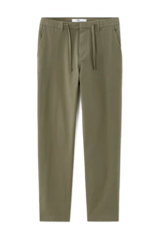 מכנסי 24H בגזרת סלים באורך 7/8 חלקים – ירוק חאקי