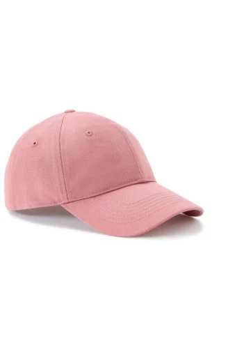 כובע מצחייה חלק 100% כותנה- ורוד