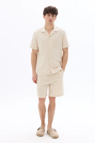 ברמודת סריג פסים - בז'