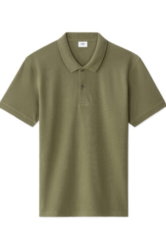 SHORT SLEEVES POLO בצבע GREEN DUSTY OLI SHORT SLEEVES POLO בצבע GREEN DUSTY OLI