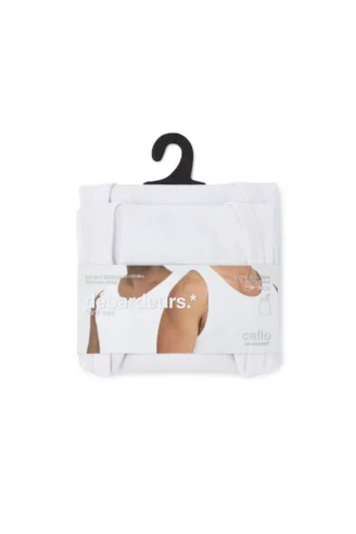 מארז 2 גופיות ריב – לבן