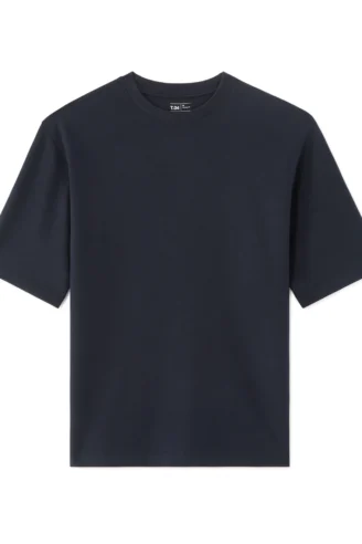 חולצת טי עם צווארון עגול Oversize