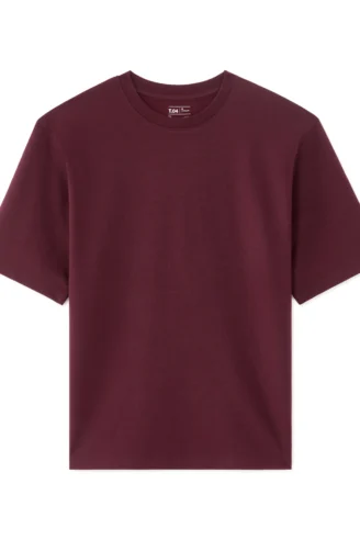 חולצת טי עם צווארון עגול Oversize