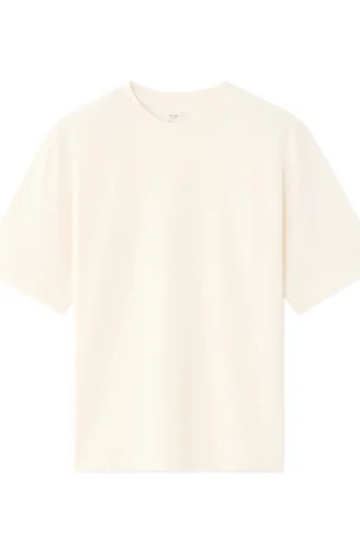 חולצת טי עם צווארון עגול Oversize